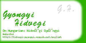 gyongyi hidvegi business card